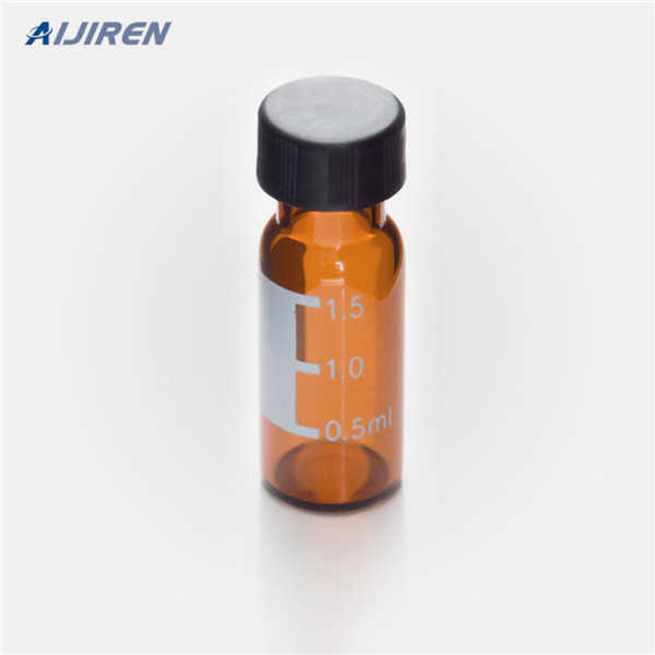 chromatography vials low protein binding amber labeled